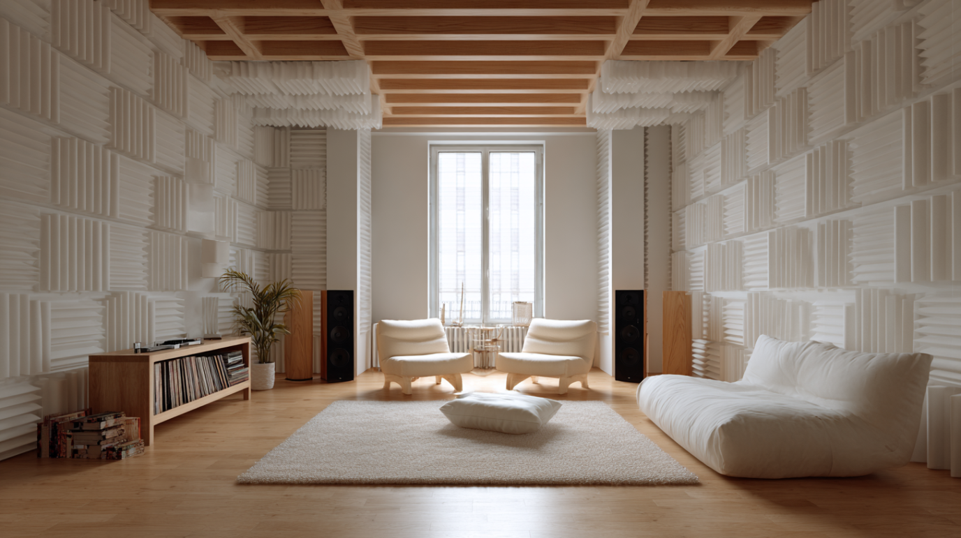 mejorar el aislamiento acústico en una casa